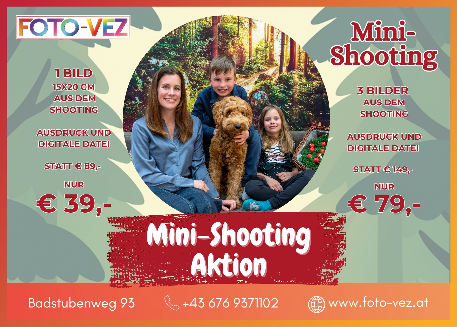 Minishooting Aktion Flyer A6